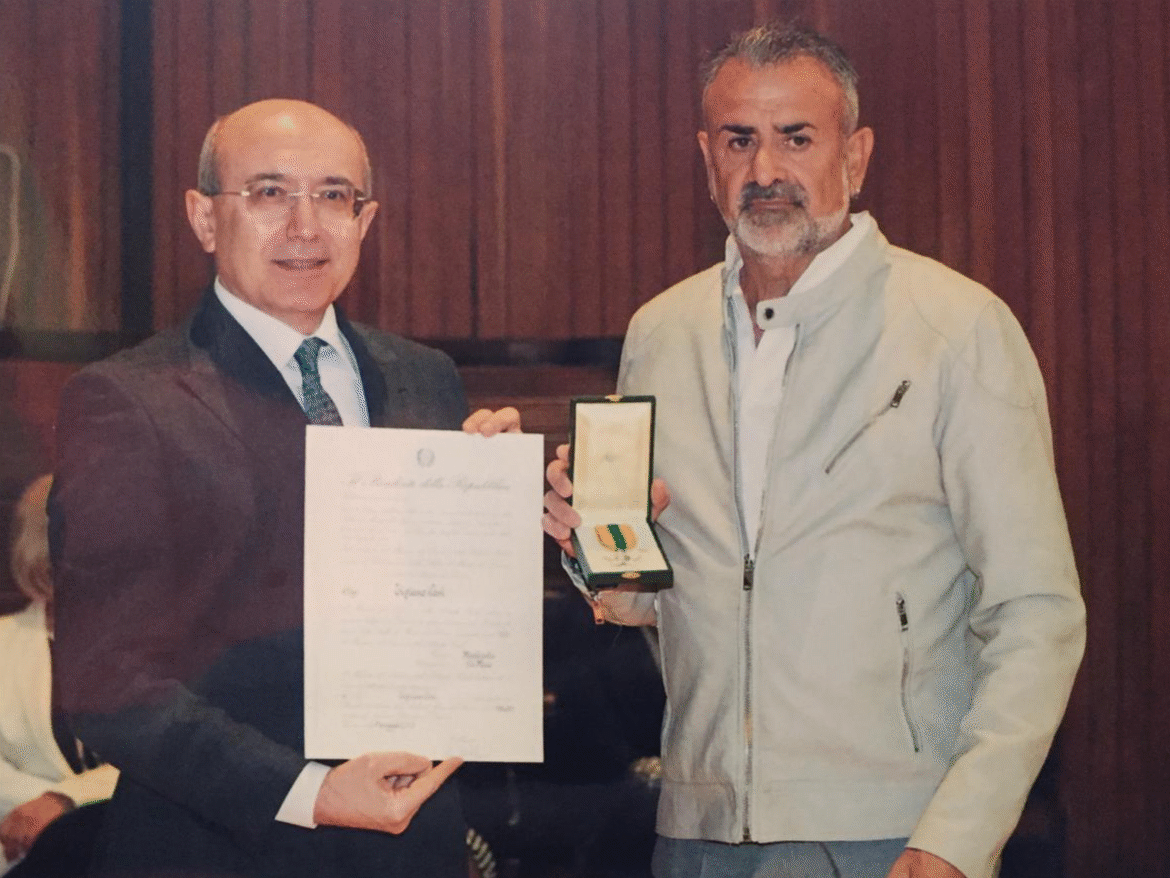 Tiziano Cosi, Maestro del Lavoro della Repubblica Italiana