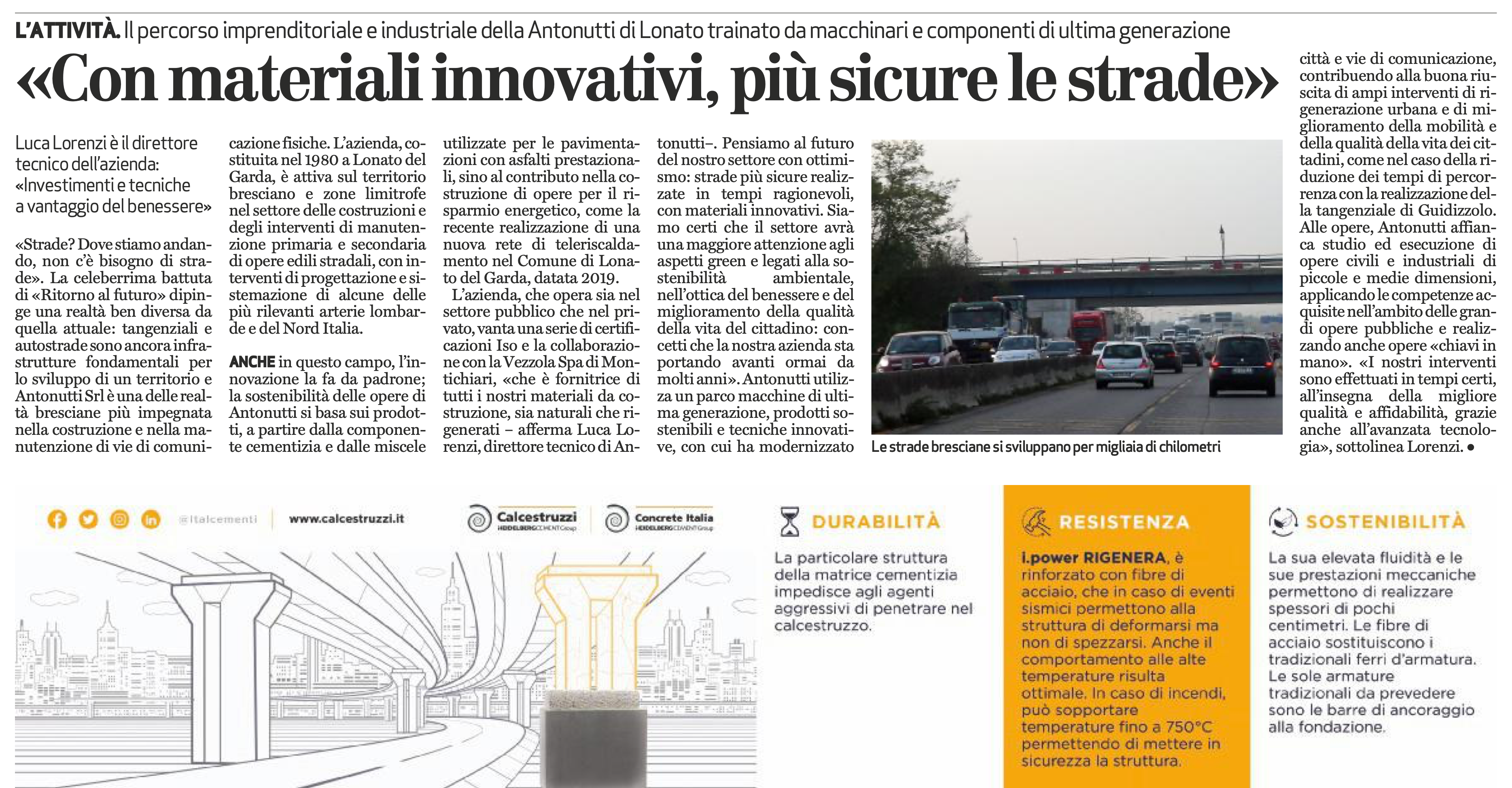 Con Materiali Innovatici, più sicure le strade